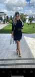 Rochie neagra cu franjuri, bby,marimea 36
