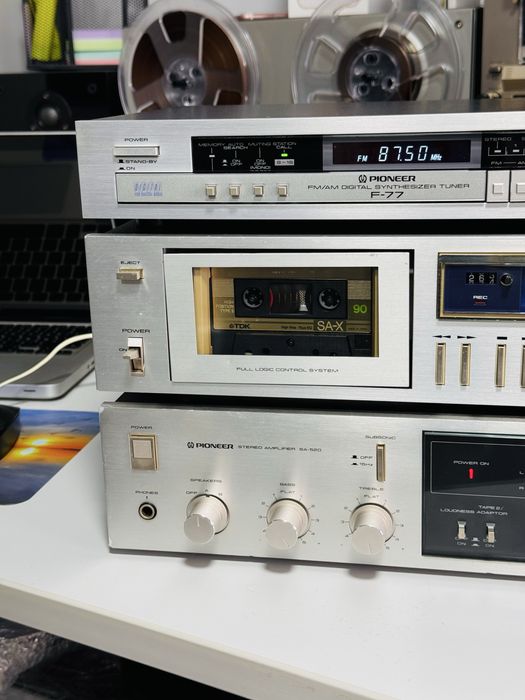 Amplificator PIONEER SA-520,vu-metre,Japan,loudness,sunet fidel