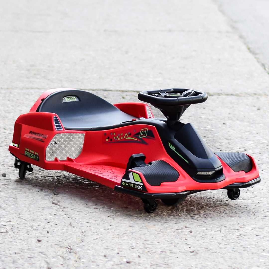 Masinuta-Kart electric pentru copii  Rider Drift 360, 180W, 24V