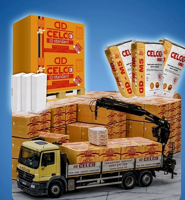 DISTRIBUITOR BCA CELCO SISTEM 1148 lei / palet cu 3 saci cu macara