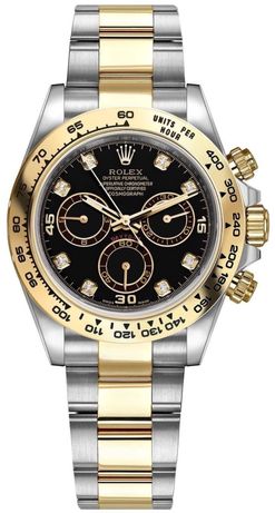 Часовник Rolex Daytona 116503 Steel & Gold Black Diamond Dial