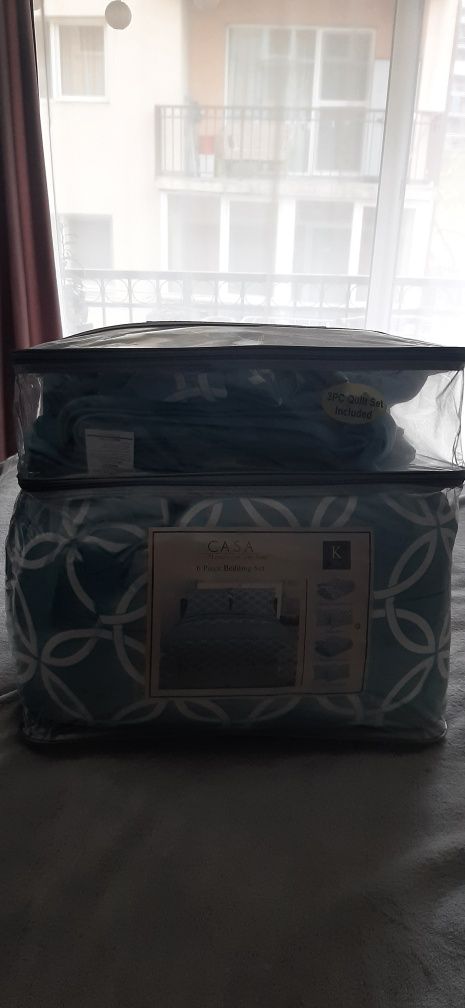 Set lenjerie pat 6 piese SUA King size