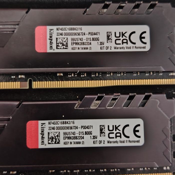RAM Kingston HyperX 16GB 3200MHz