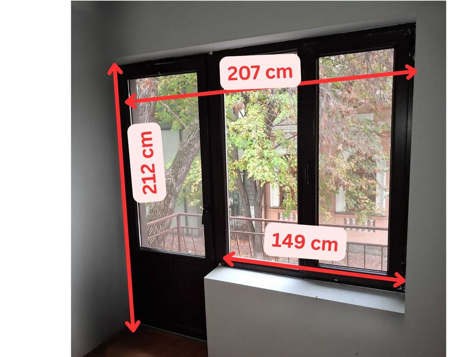 Geamuri termopan PVC –  diverse dimensiuni – 350 lei/buc