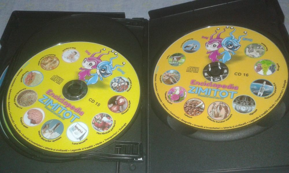 Enciclopedia Zimitot - volumul 2 - cd-uri educative 3 -10 ani