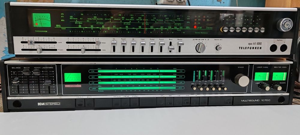 Radio cu amplificator Multisound 1070.Telefunken Opus 6060