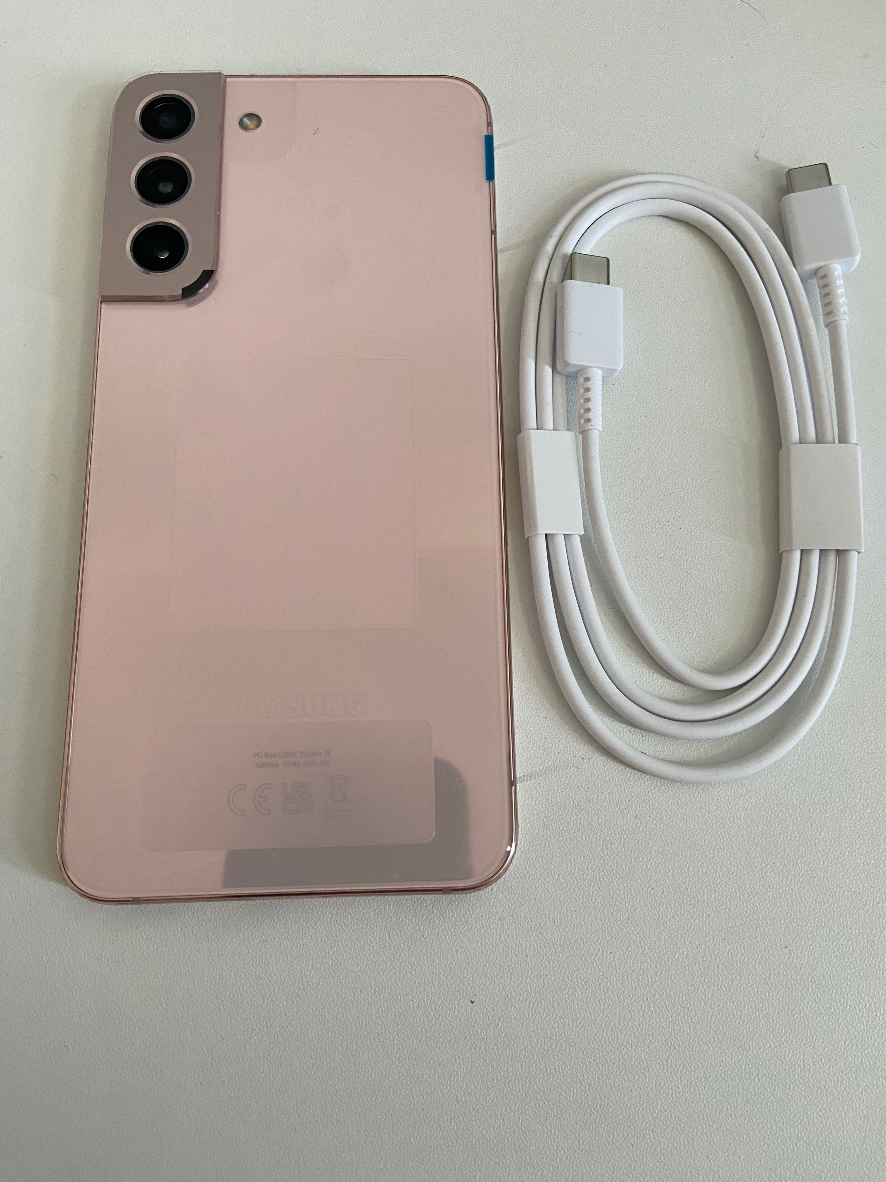 Samsung S22 plus 128gb pink gold Nou