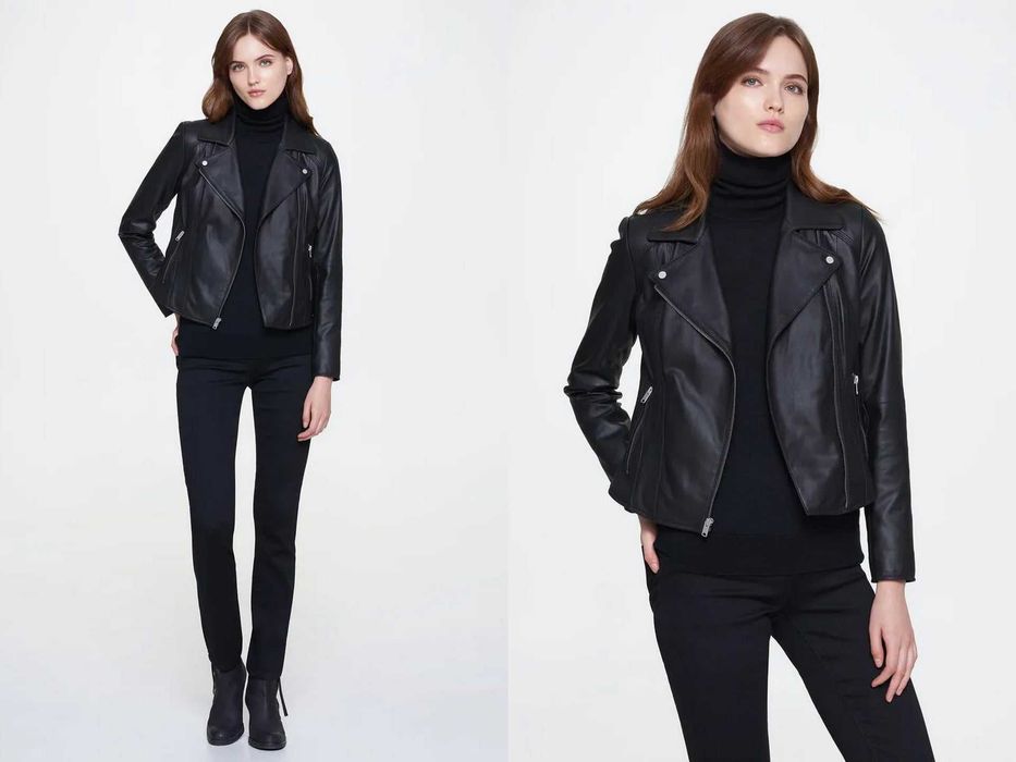 NOU! Geaca de piele naturala designer Marc New York by Andrew Marc