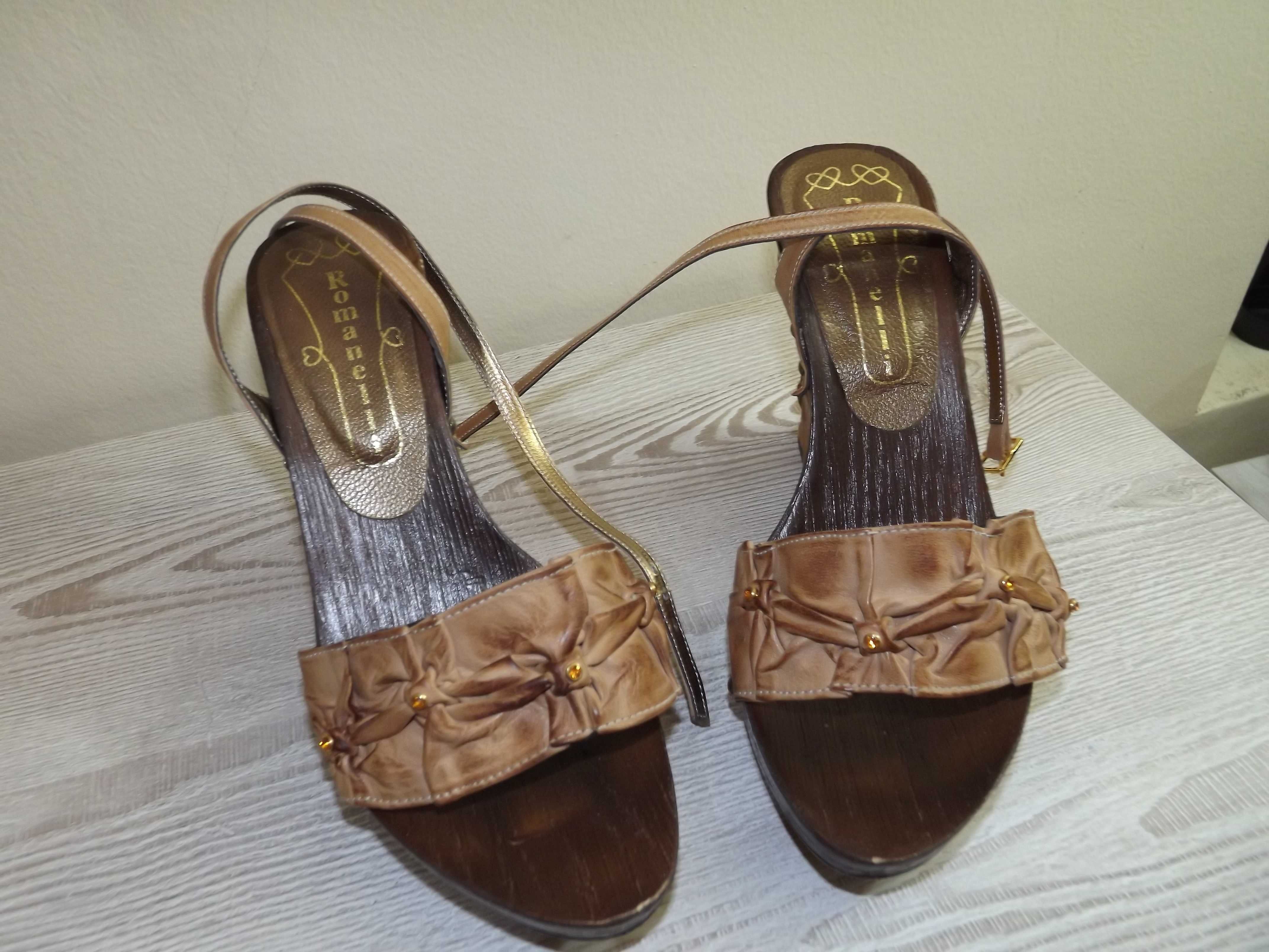sandale de dama maro
