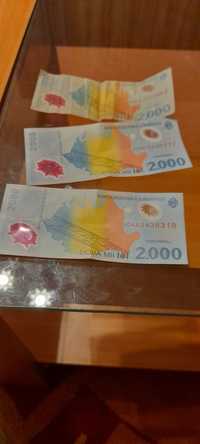 Bacnote 2000  an 1999 eclipsa de soare plus alte bacnote si monezi