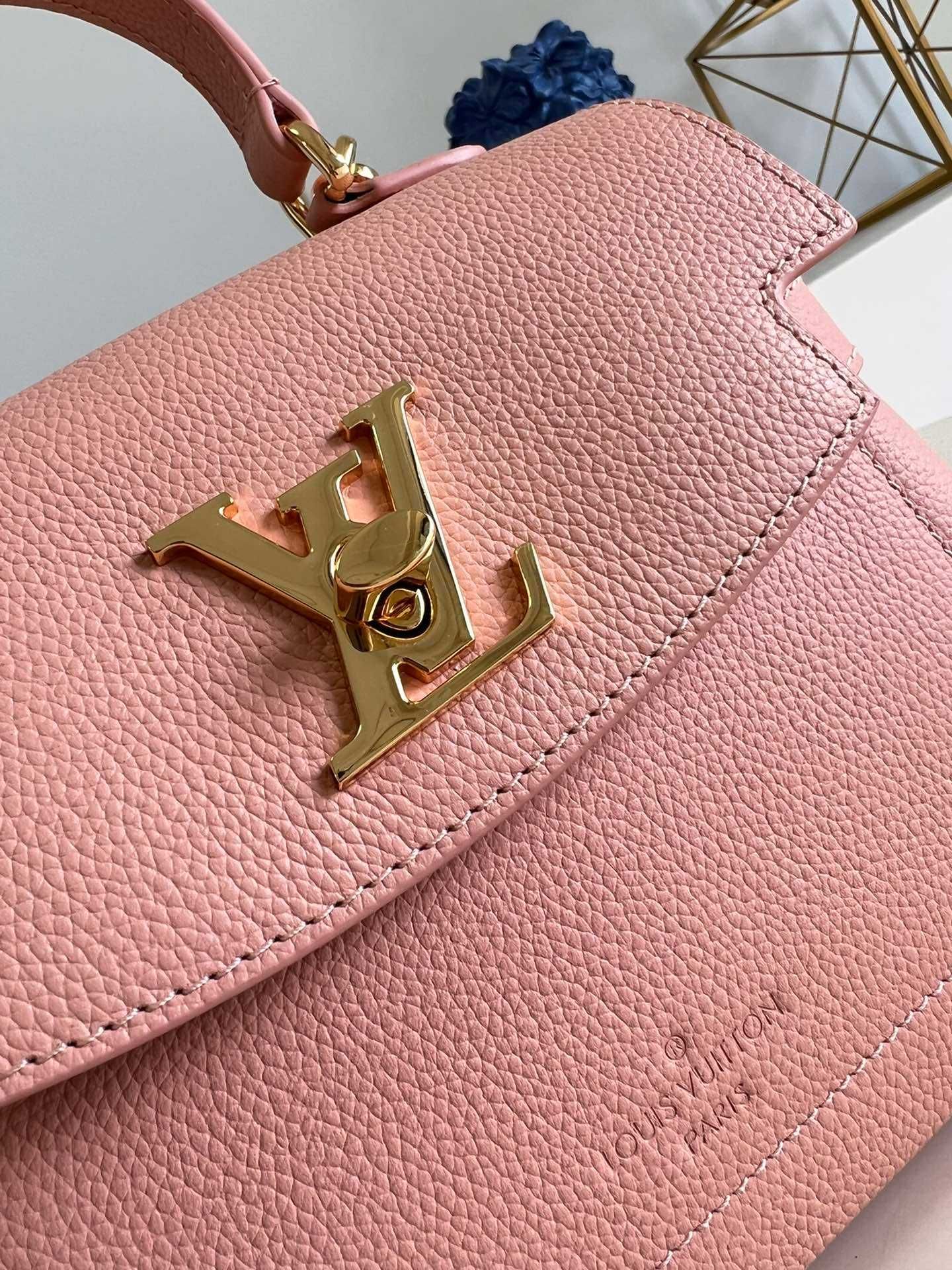 Geanta Louis Vuitton Lockme Ever mini Pink, 23 x 17 x 10 cm, Premium
