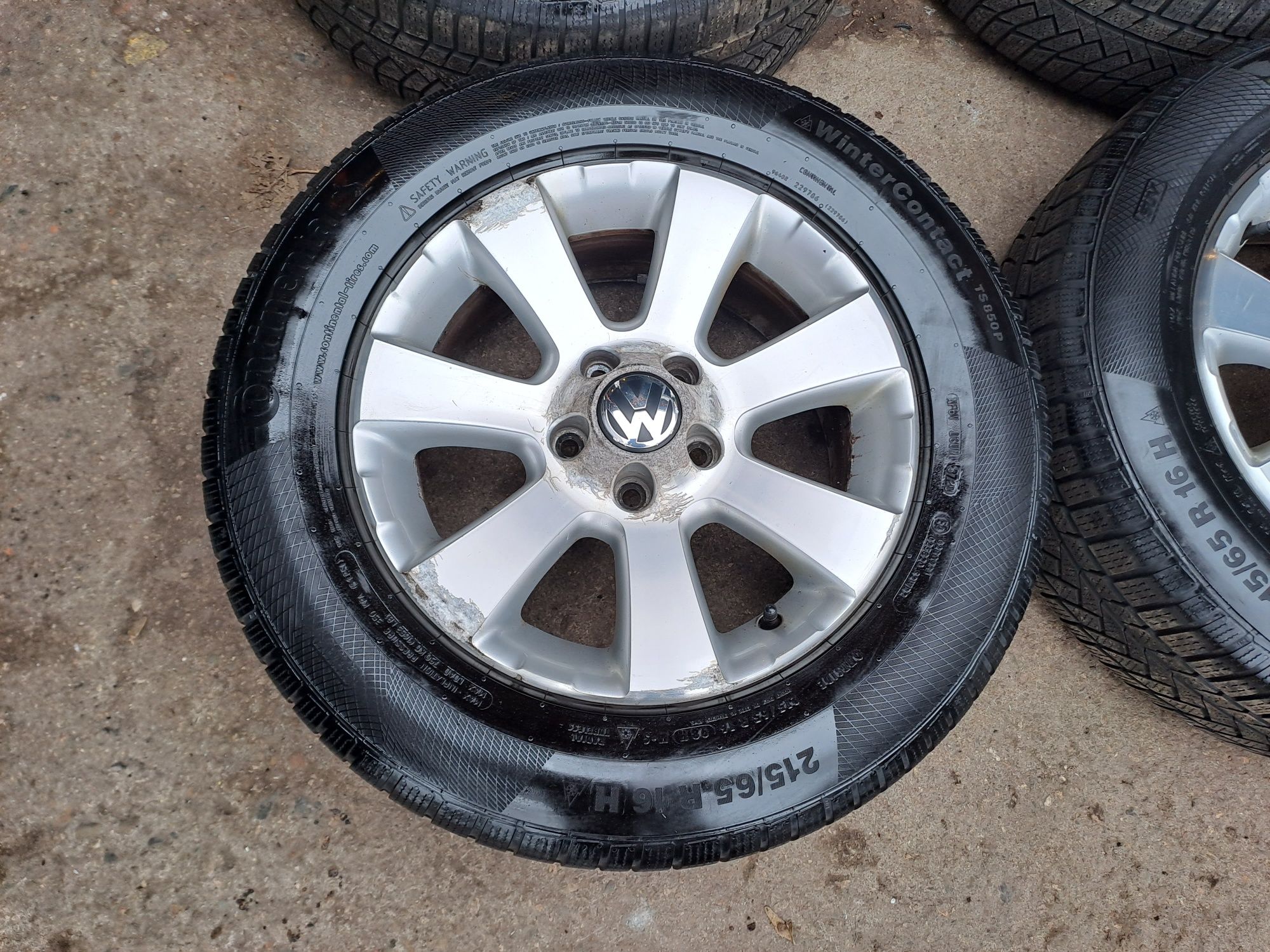 16" 5x112mm VW TIGUAN, 215/65/16 Continental, Фолксваген Тигуан