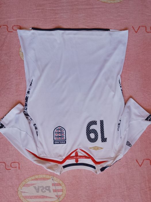 Tricou Fotbal Feminin Vintage Anglia #19 Crouch 2007-09