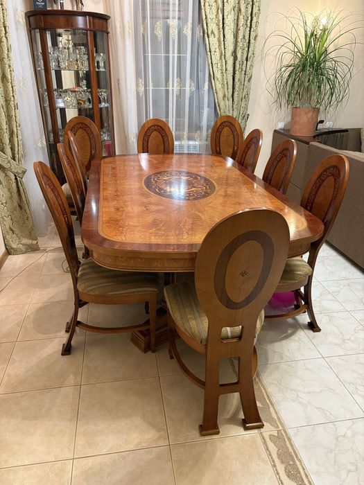 Стол и стулья из корейской берёзы (не шпон!) — отличное состояние