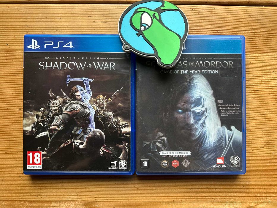 Middle-earth Shadow of Mordor + Shadow of  War PlayStation 4 PS 5