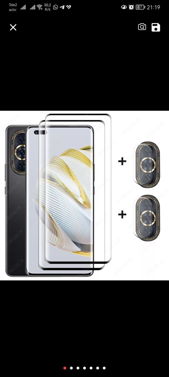 Защитное стекло на Huawei Nova 10 pro