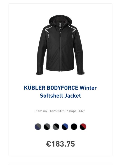 Мъжко зимно,дебело , работно яке KUBLER .Размер М