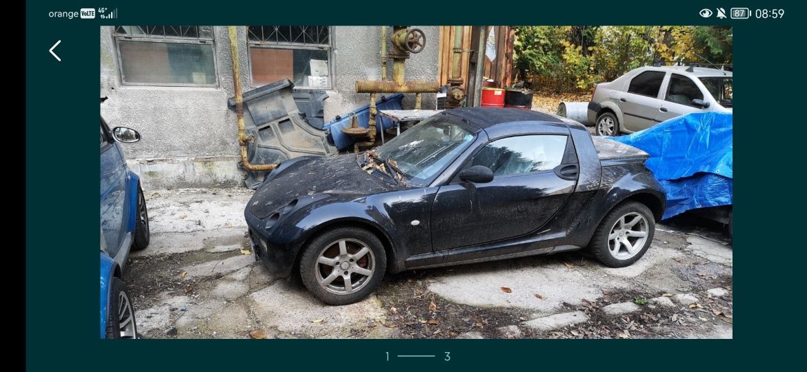 Dezmembrez smart fortwo și roadster 451 450 452