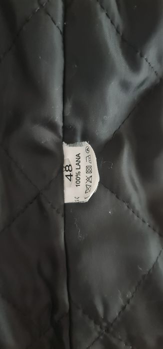 Palton lână cu căptușeală matlasată