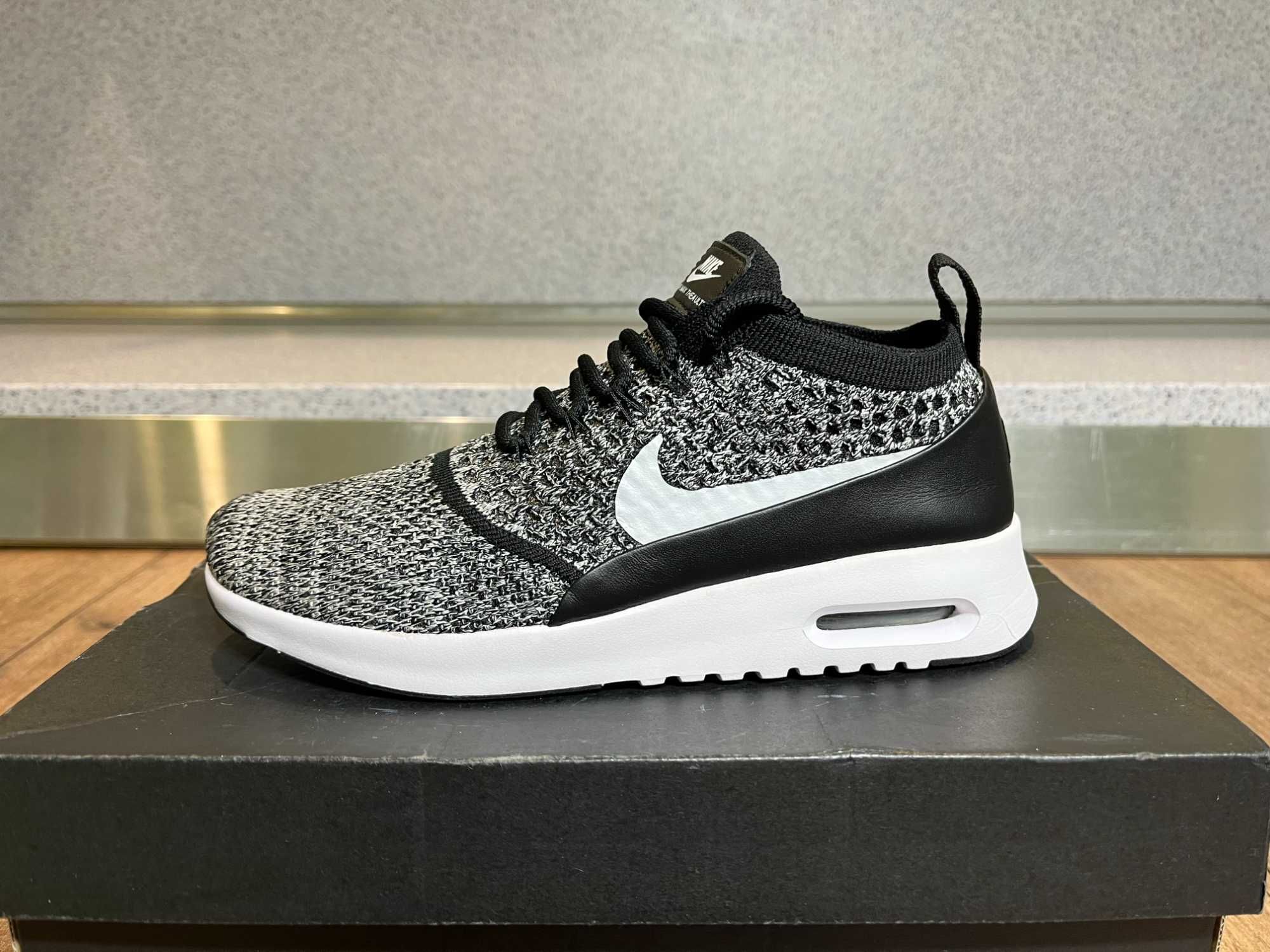 ОРИГИНАЛНИ ***  Nike Air Max Thea Ultra Knit / Black Grey White