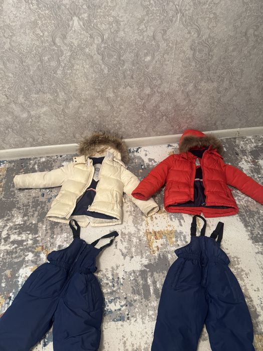 Зимняя куртка комбинезон. Размер 128,122