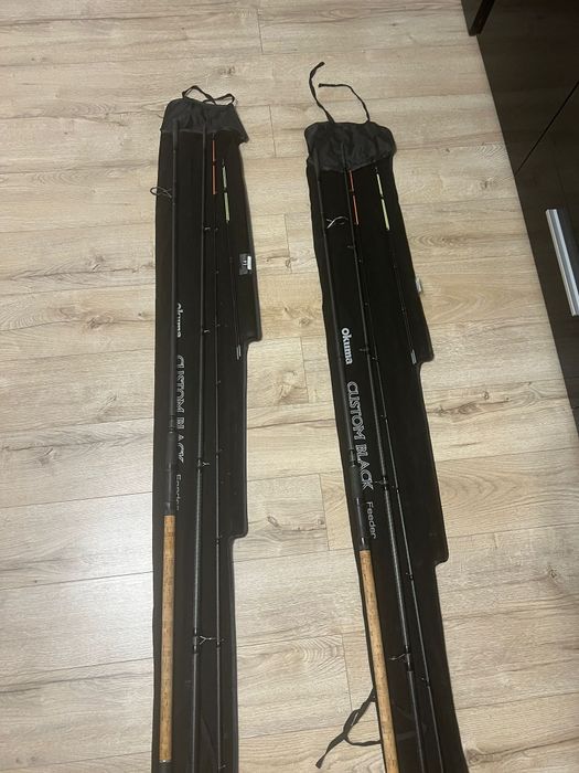 Lanseta Okuma Custom Black Feeder XH, 4.20m, 150g, 3+3buc