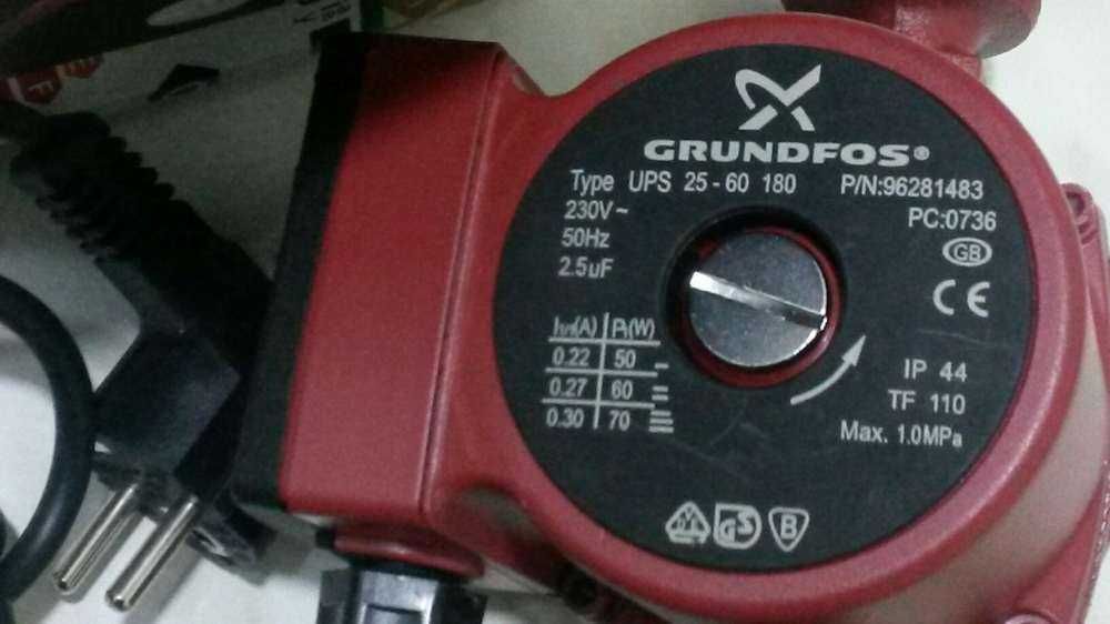 Pompa Recirculare apa GRUNDFOS= 25/60 180 mm + Olandezi