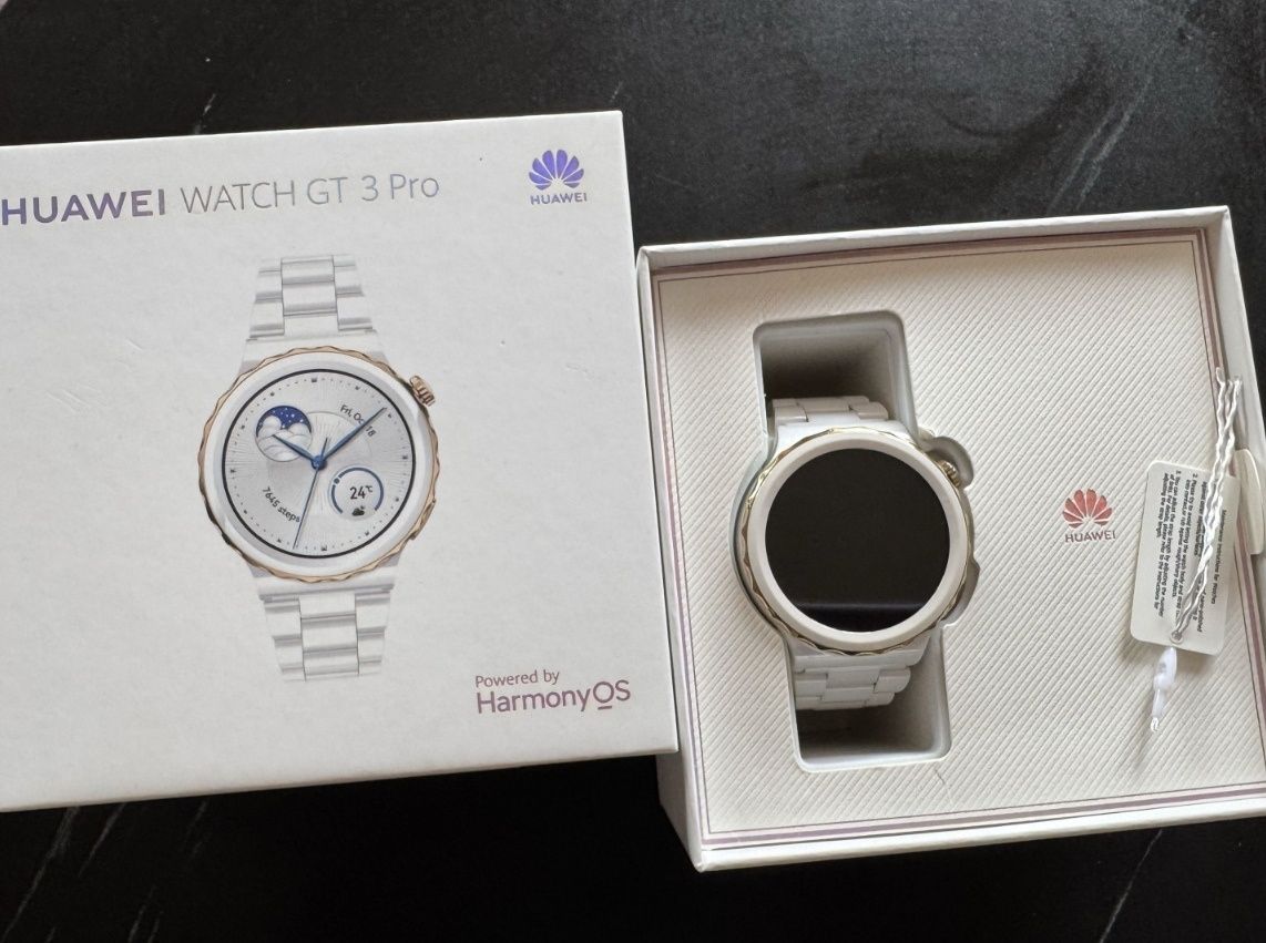 Смарт часовник Huawei Watch GT3 PRO Ceramic Strap, White