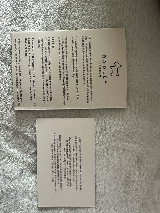 Оригинална дамска кожена чанта Radley London