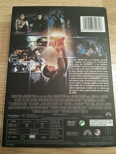 DVD Transformers 2007 subtitrare si sunet engleza si spaniola