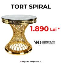 Eleganță și rafinament la fiecare nivel: MASĂ TORT SPIRAL