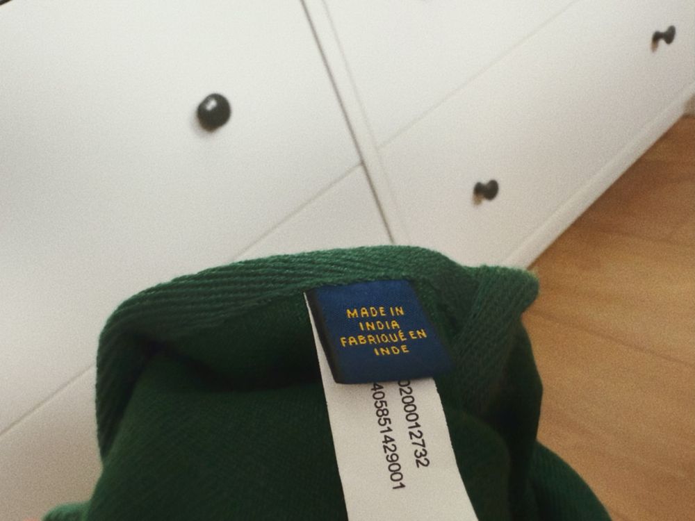 естествена кожа Polo Ralph Lauren чанта Polo Bear пазарска торба