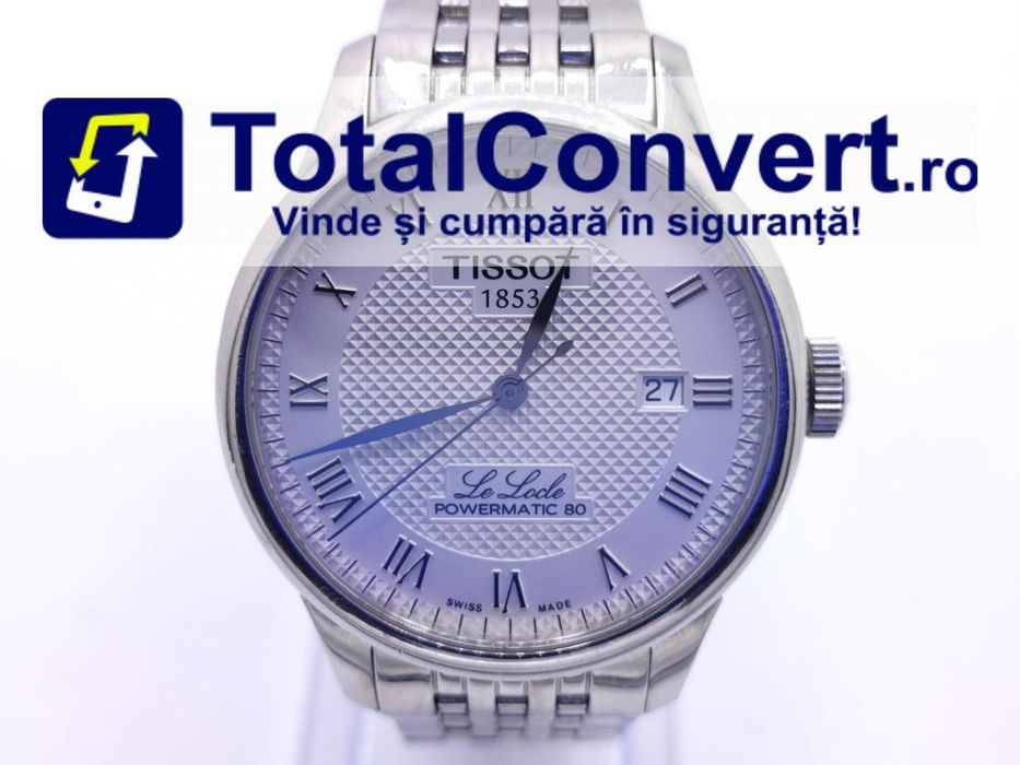 Tissot Le Locle Powermatic 80 Barbatesc, Garantie 24 luni | #D88390