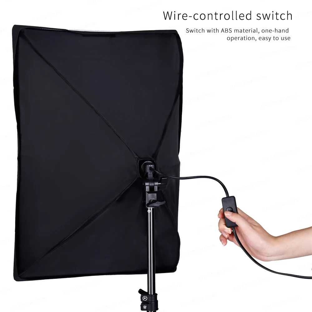 2 Софтбокса, 2 крушки 45W и 2 триподи (и поотделно) Softbox