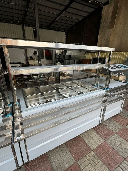 Линия  раздачи мармит нейтральный стол кухонное оборудование