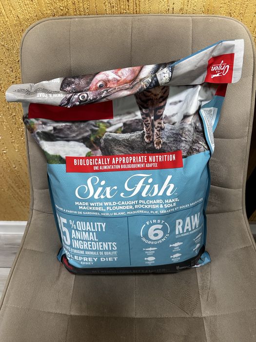 Orijen six fish hrana pisici 5,4 kg