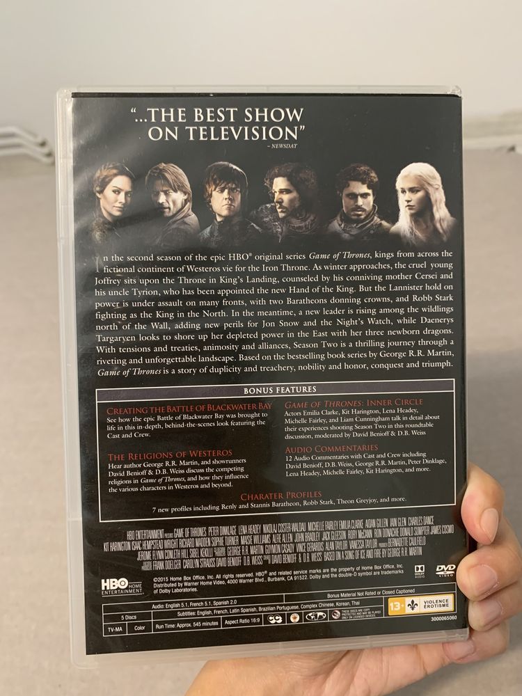 DVD Game of thrones - sezonul 2
