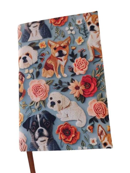 Калъф за книги с котки и кучета