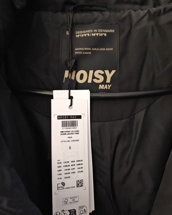 Geacă lungă și groasă dama, mărime S/M