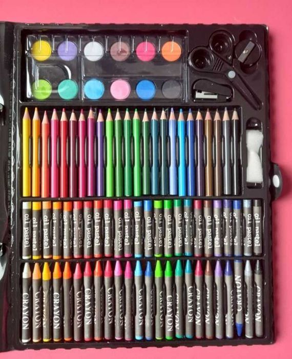 Комплект за рисуване – 150 части • Идеален за деца, начинаещи и творци