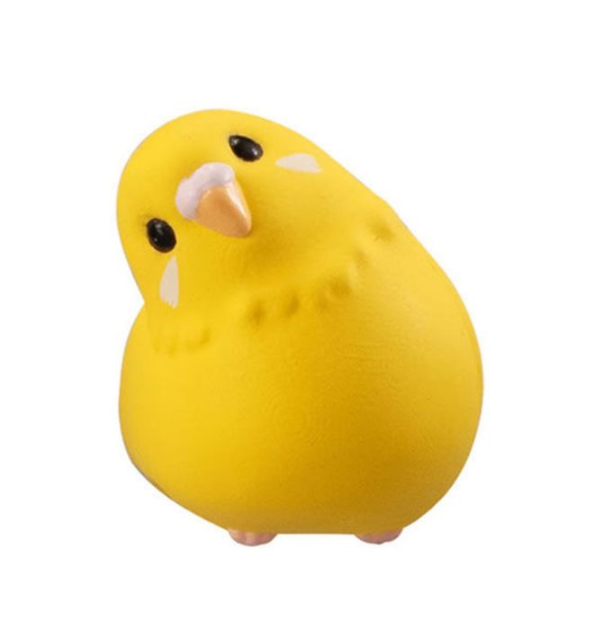 Попугай с клеткой