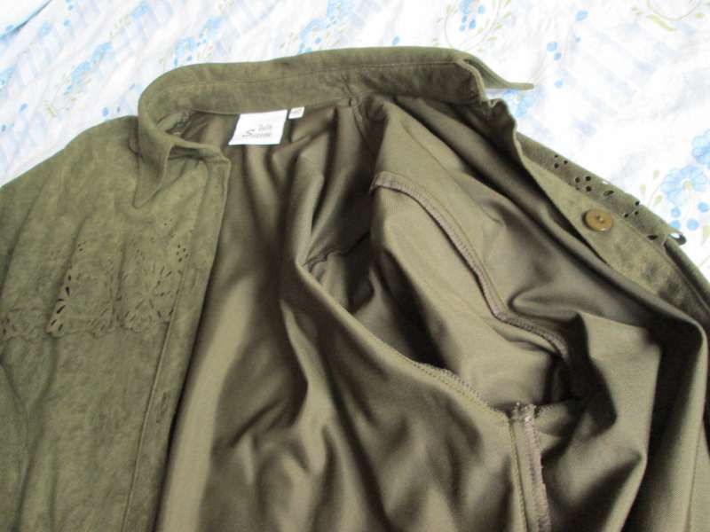 Блуза-сако, маслено зелено,