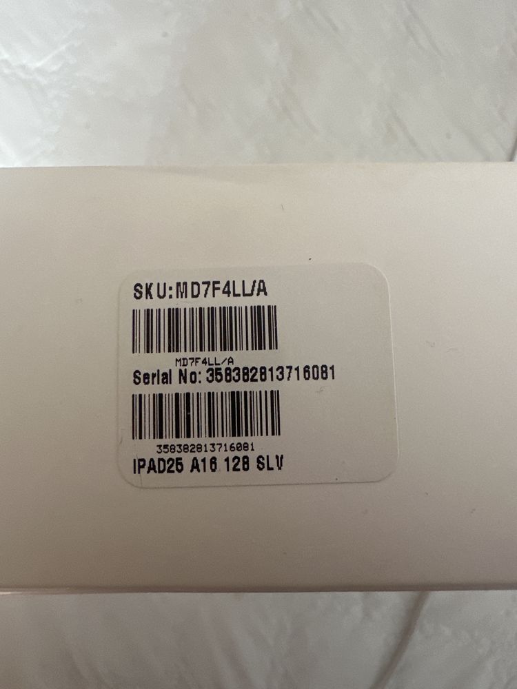 Ipad A16 wifi + celular