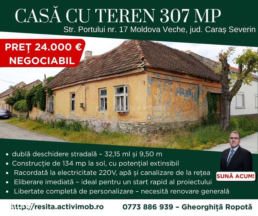 Casa in Moldova Veche