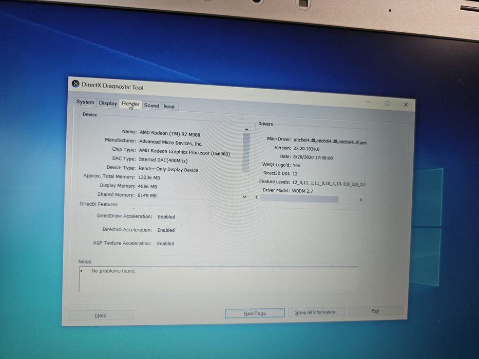 Laptop gaming Lenovo legion i5 ram 16Gb ddr4 video 4Gb ssd GTA CSGO