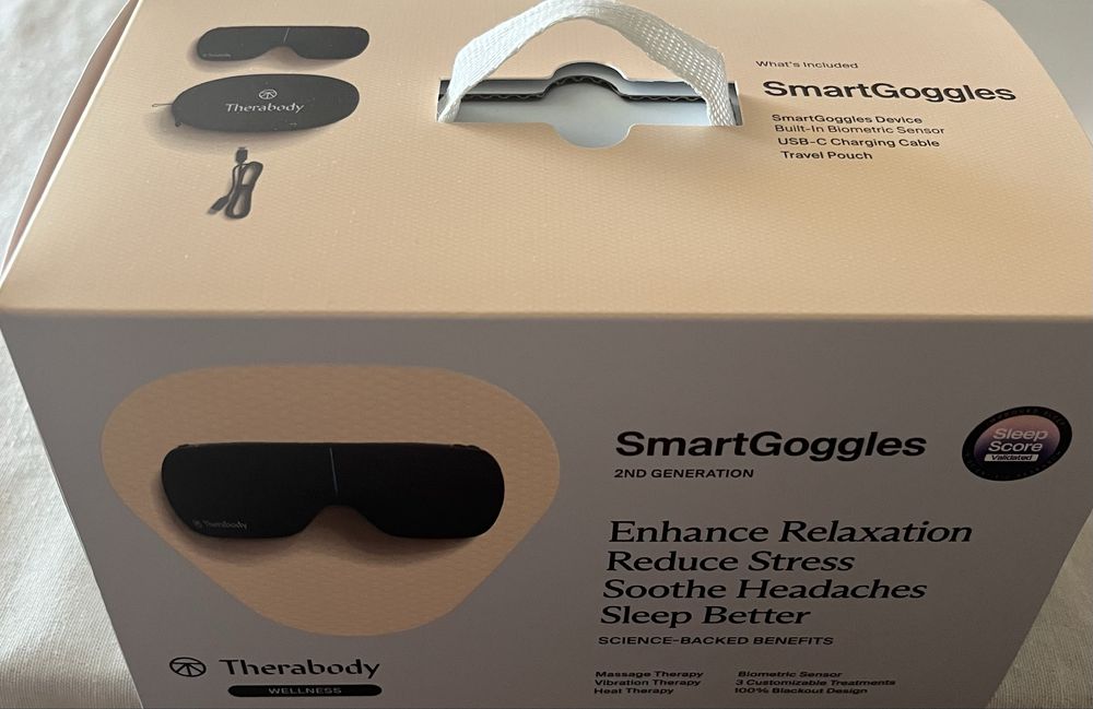 Масажираща маска за очи Therabody - SmartGoggles (2-ра генерация)