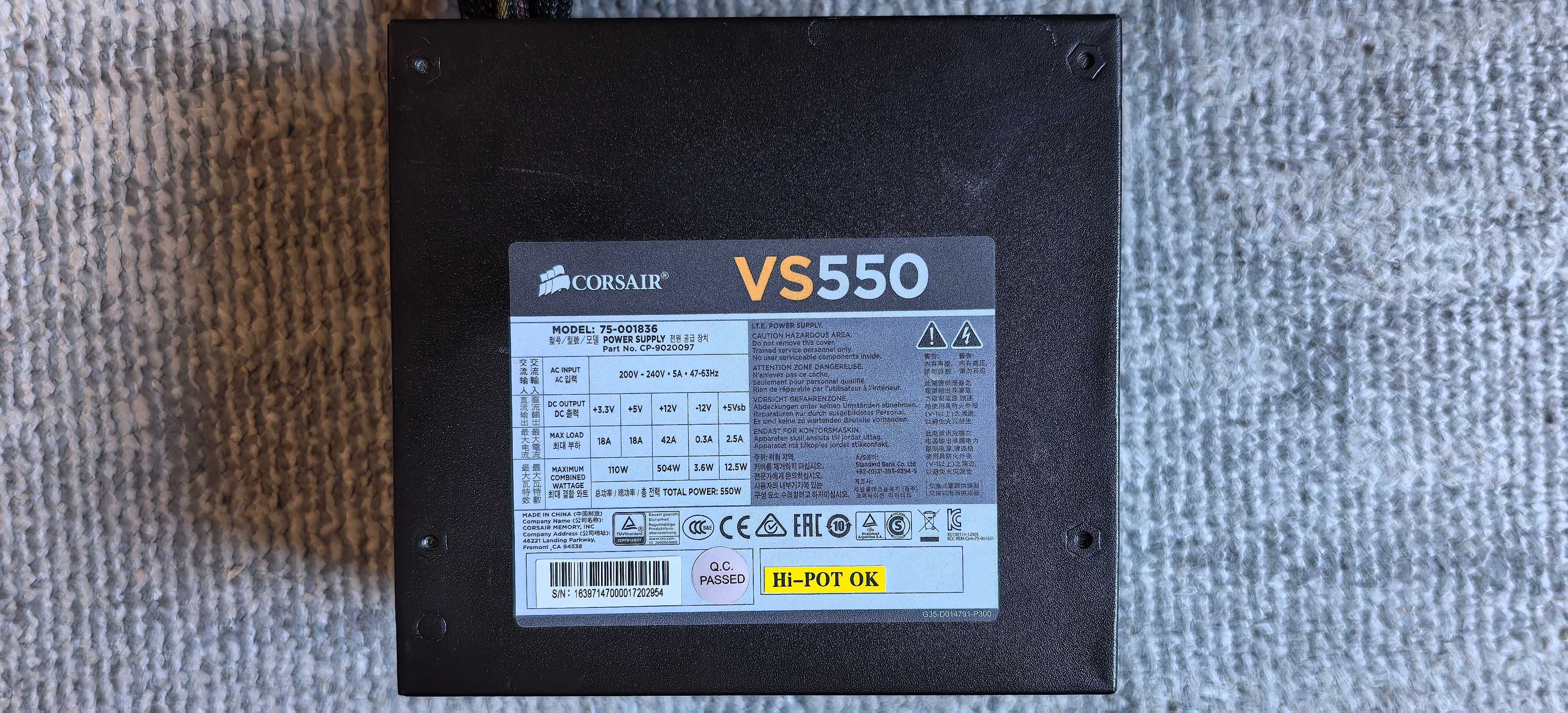 Sursa pc atx Corsair VS550