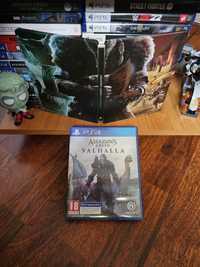 Assassin's creed valhalla + steelbook joc ps4 - ps5