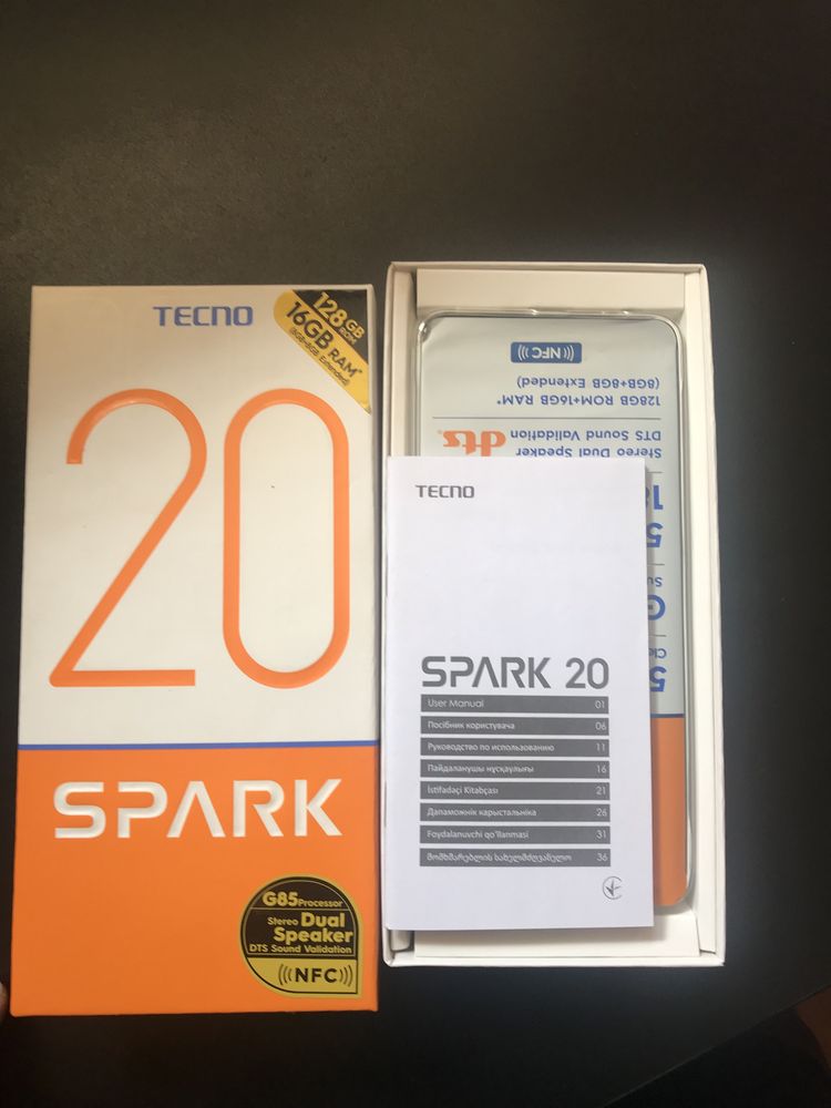 TECNO SPARK 20…8ГЬ / 128 ГЬ…Original