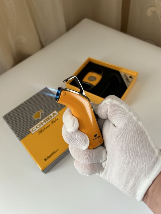 Комплект Cohiba – запалка и ножче в подаръчна кутия